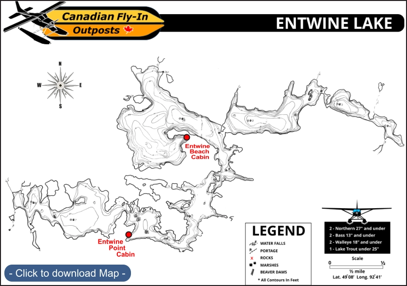 - Click to download Map - Entwine Entwine  Beach Cabin Point Cabin